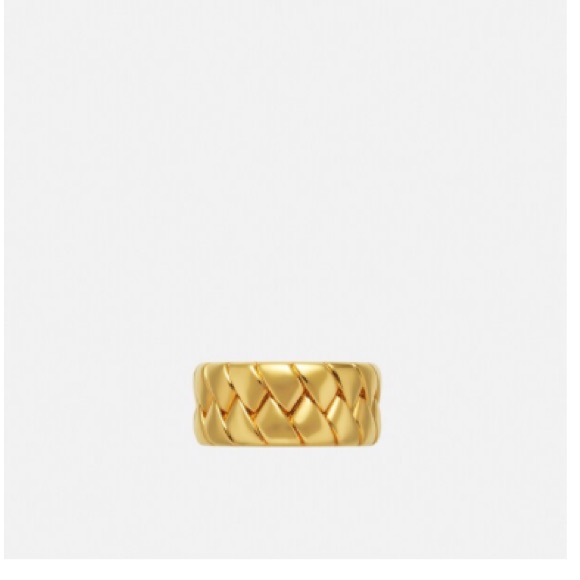 Versace Gold Bind Ring